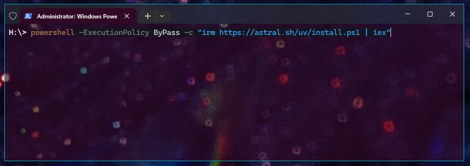 uv standalone installation